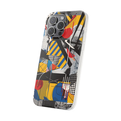 Vibrant Canvas: Cool Abstract Flexi Case