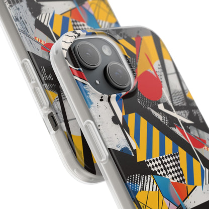 Vibrant Canvas: Cool Abstract Flexi Case