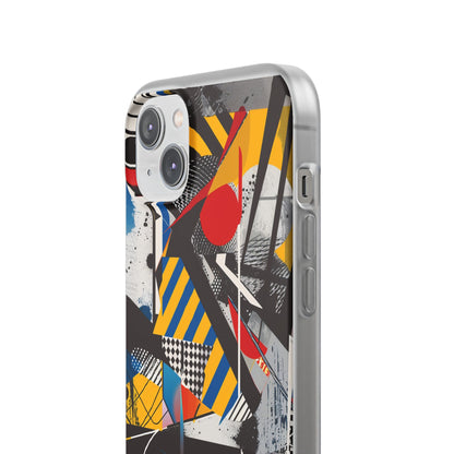 Vibrant Canvas: Cool Abstract Flexi Case