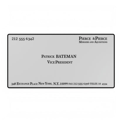 American Psycho Patrick Bateman Desk Mat